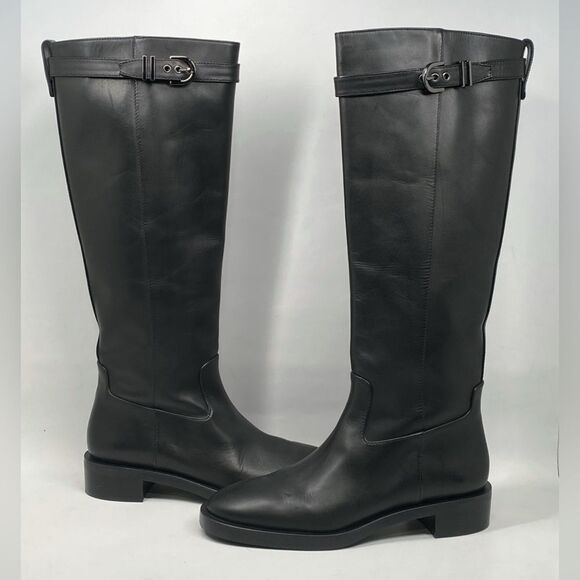 Stuart Weitzman Maverick Knee High Leather Boots size 8.5 - Picture 4 of 16